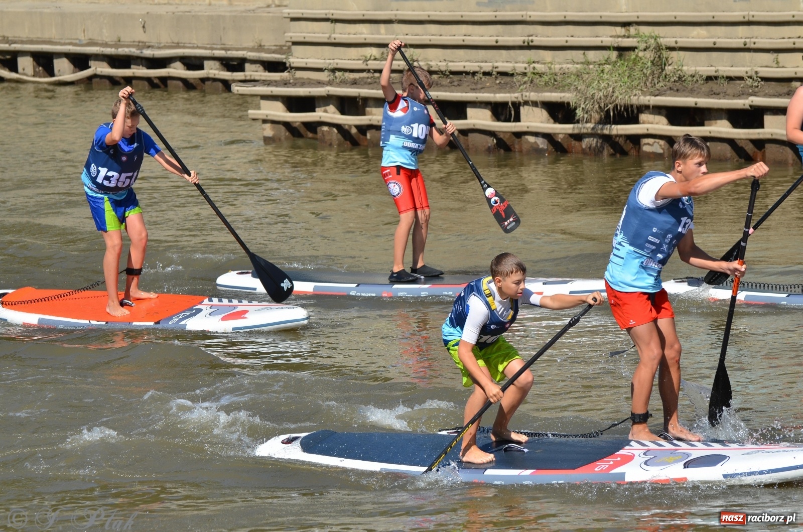 Zdjęcie w galerii na portalu naszraciborz.pl: ODRA SUP CUP - regaty na desce w Raciborzu  wiadomości z regionu