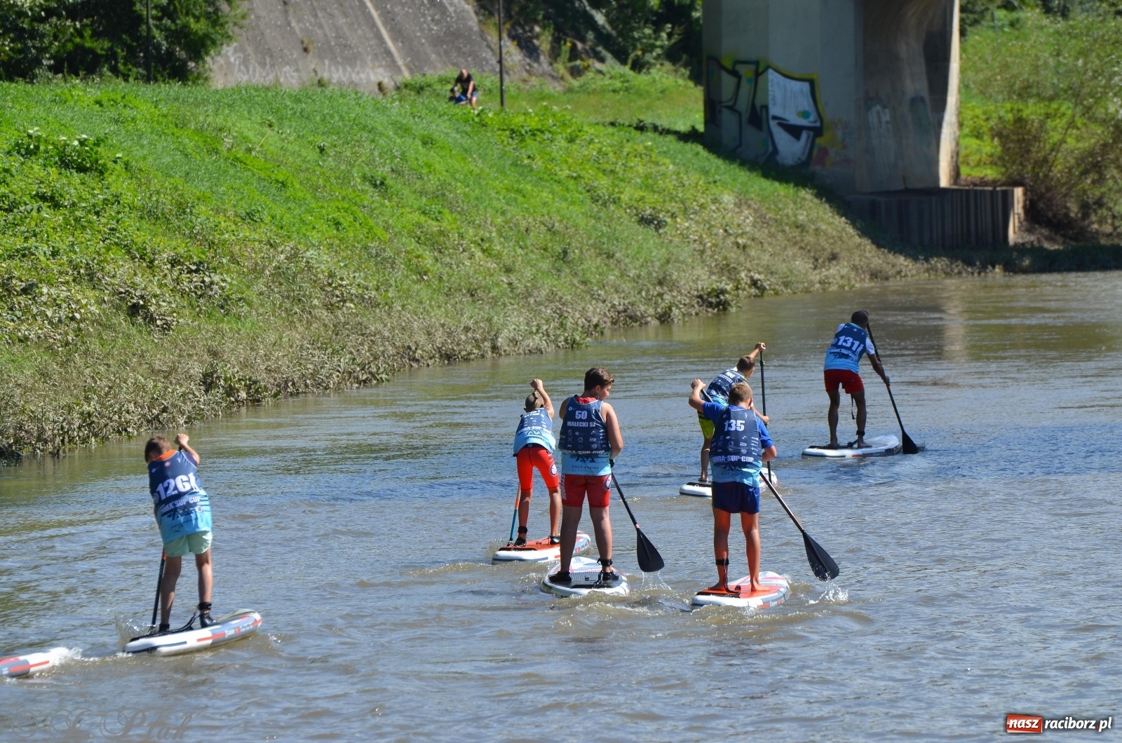 Zdjęcie w galerii na portalu naszraciborz.pl: ODRA SUP CUP - regaty na desce w Raciborzu  wiadomości z regionu
