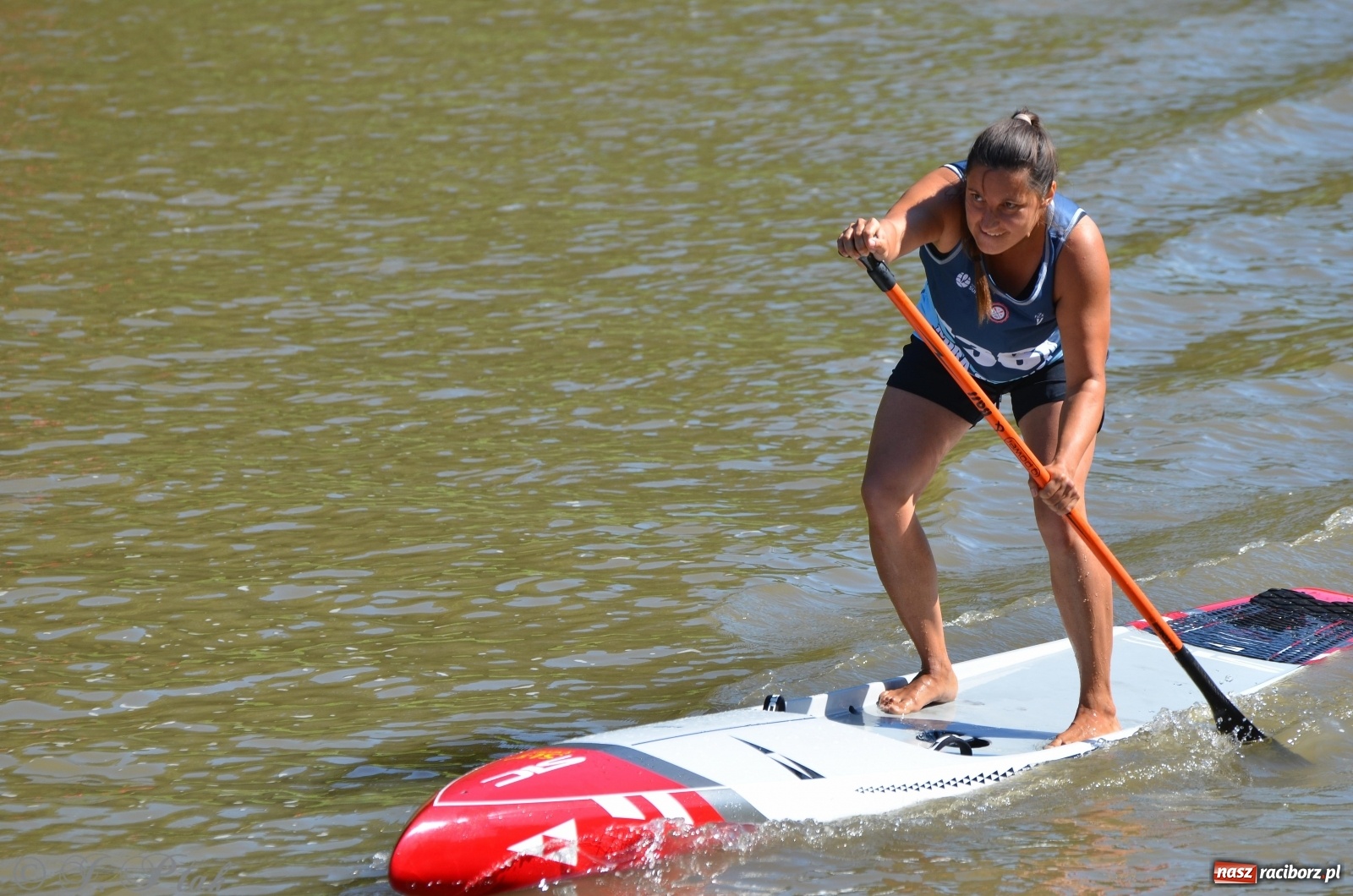 Zdjęcie w galerii na portalu naszraciborz.pl: ODRA SUP CUP - regaty na desce w Raciborzu  wiadomości z regionu