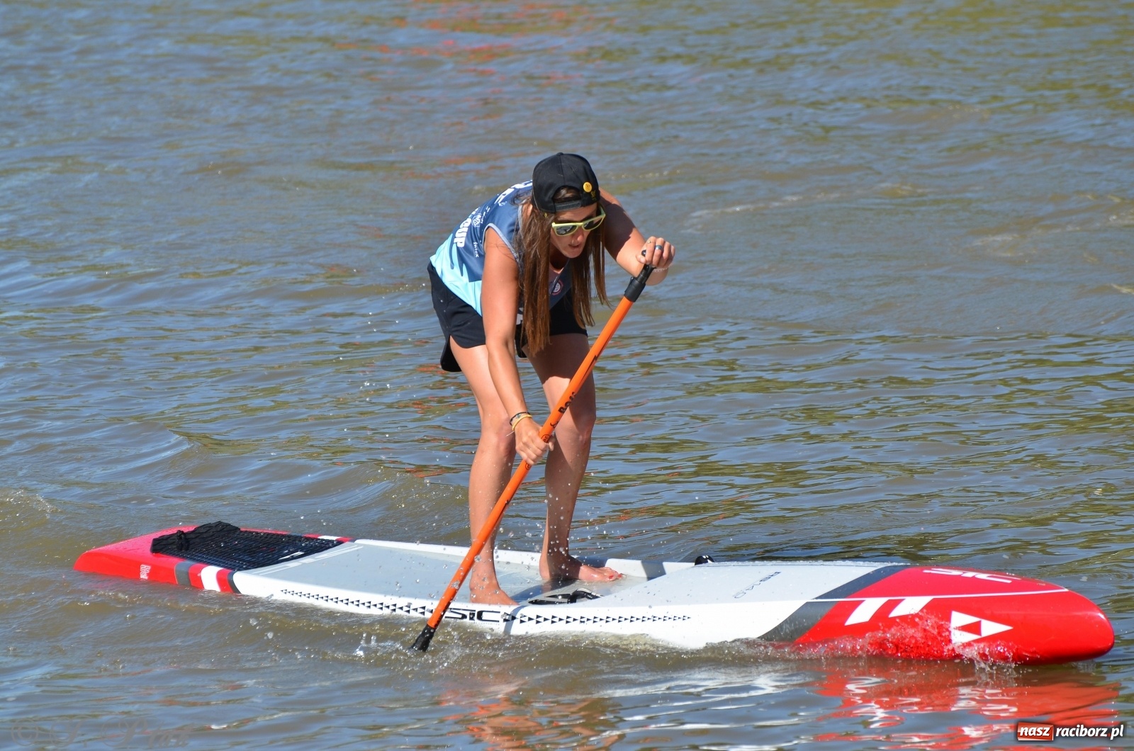 Zdjęcie w galerii na portalu naszraciborz.pl: ODRA SUP CUP - regaty na desce w Raciborzu  wiadomości z regionu
