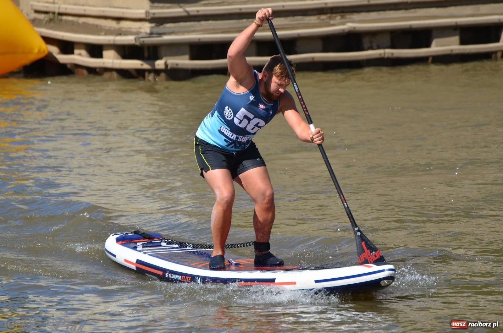 Zdjęcie w galerii na portalu naszraciborz.pl: ODRA SUP CUP - regaty na desce w Raciborzu  wiadomości z regionu