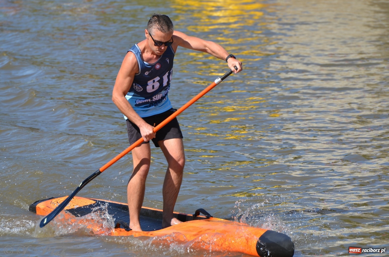 Zdjęcie w galerii na portalu naszraciborz.pl: ODRA SUP CUP - regaty na desce w Raciborzu  wiadomości z regionu