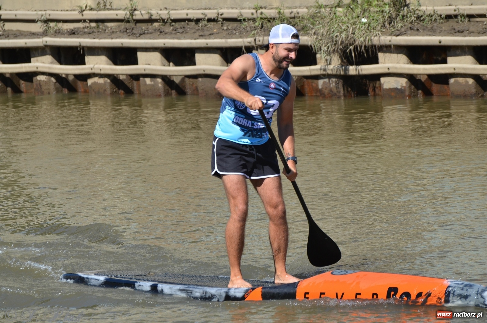 Zdjęcie w galerii na portalu naszraciborz.pl: ODRA SUP CUP - regaty na desce w Raciborzu  wiadomości z regionu