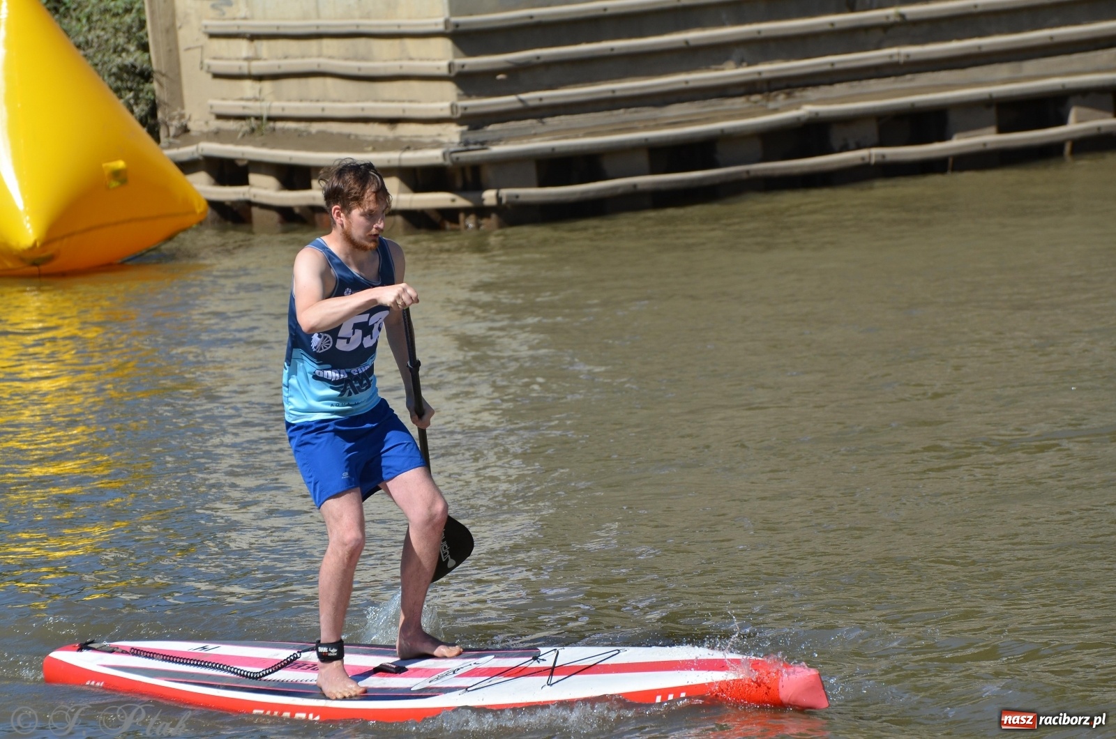 Zdjęcie w galerii na portalu naszraciborz.pl: ODRA SUP CUP - regaty na desce w Raciborzu  wiadomości z regionu