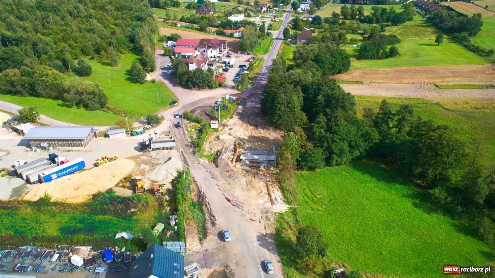 Zdjęcie w galerii na portalu naszraciborz.pl: Raport z przebudowy DW 935 Racibórz-Kornowac-Rzuchów [FOTO]  wiadomości z regionu