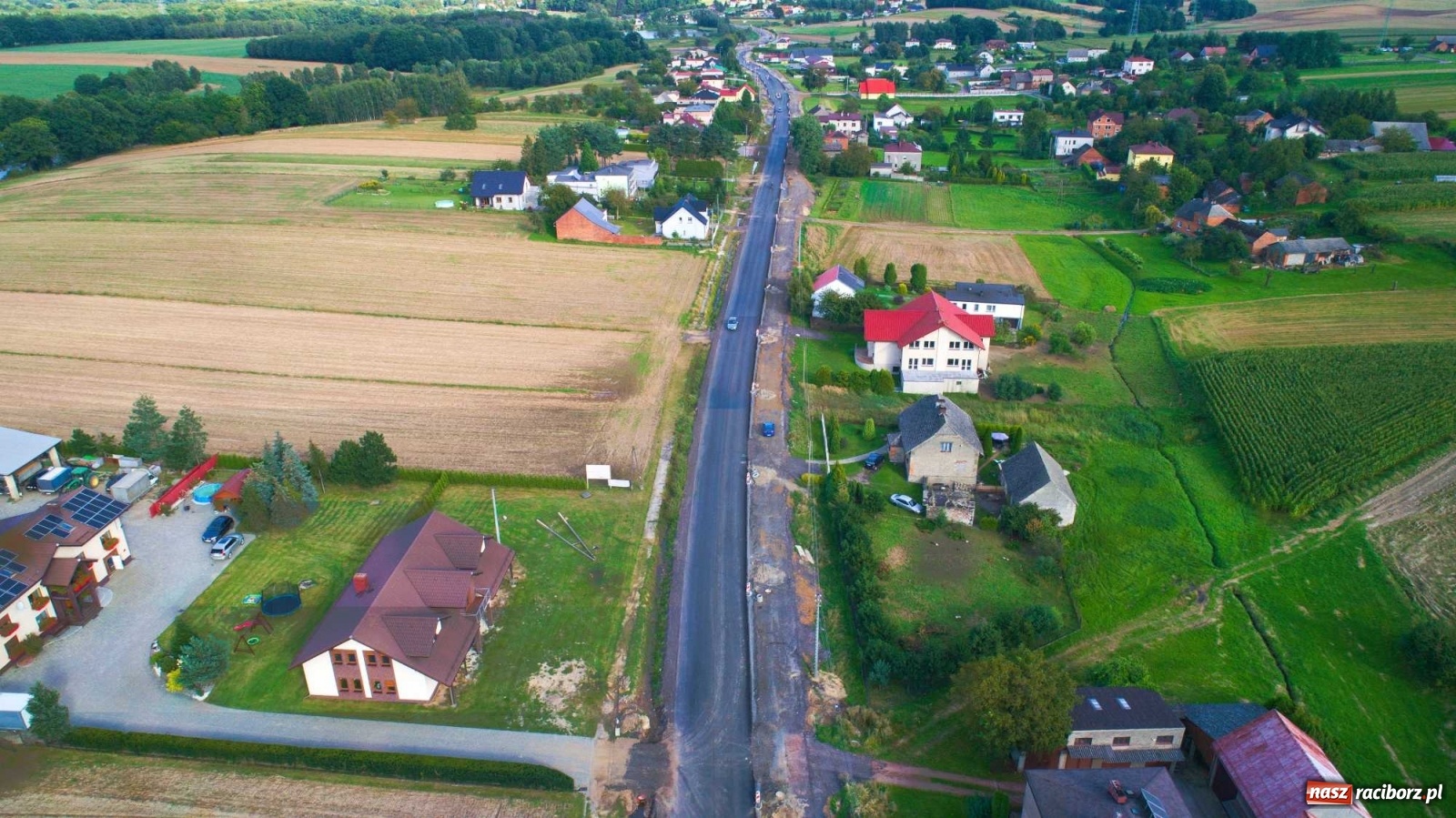 Zdjęcie w galerii na portalu naszraciborz.pl: Raport z przebudowy DW 935 Racibórz-Kornowac-Rzuchów [FOTO]  wiadomości z regionu