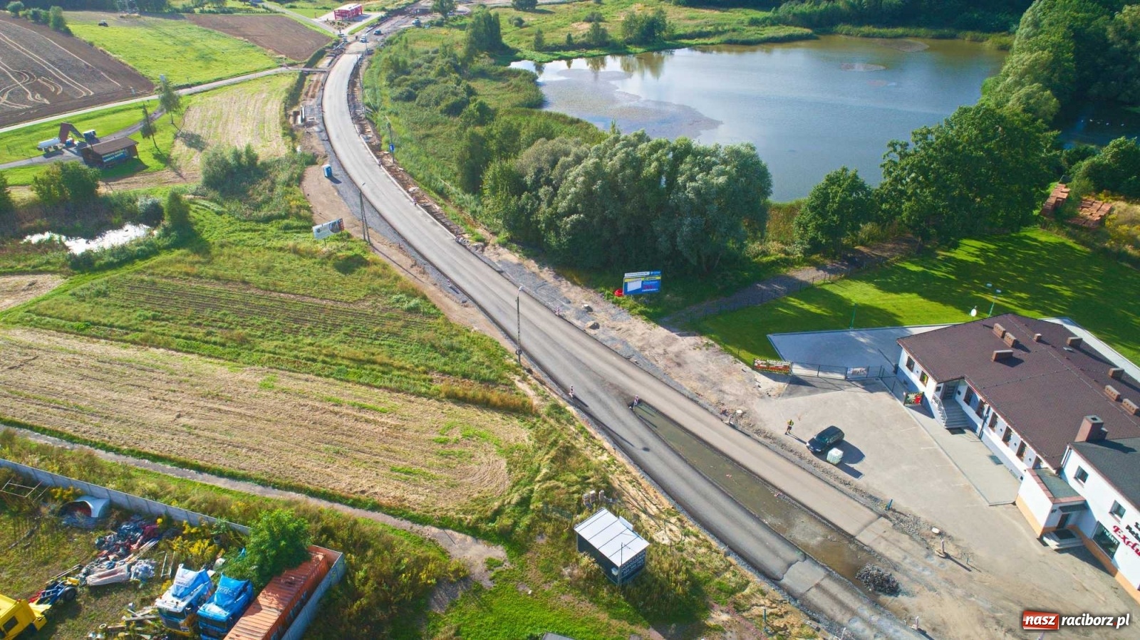 Zdjęcie w galerii na portalu naszraciborz.pl: Raport z przebudowy DW 935 Racibórz-Kornowac-Rzuchów [FOTO]  wiadomości z regionu