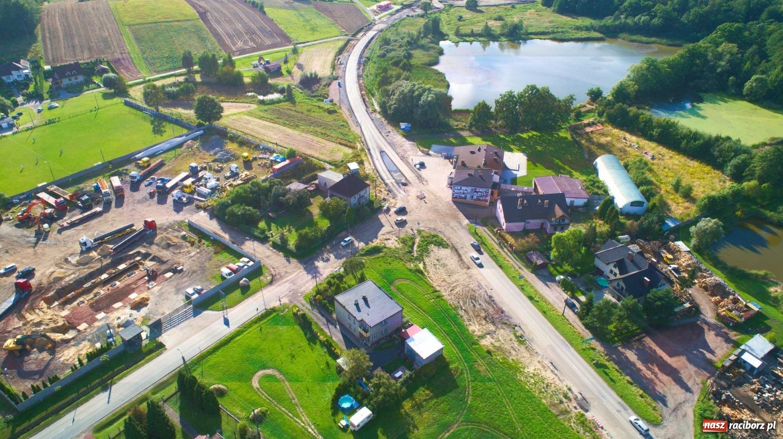 Zdjęcie w galerii na portalu naszraciborz.pl: Raport z przebudowy DW 935 Racibórz-Kornowac-Rzuchów [FOTO]  wiadomości z regionu