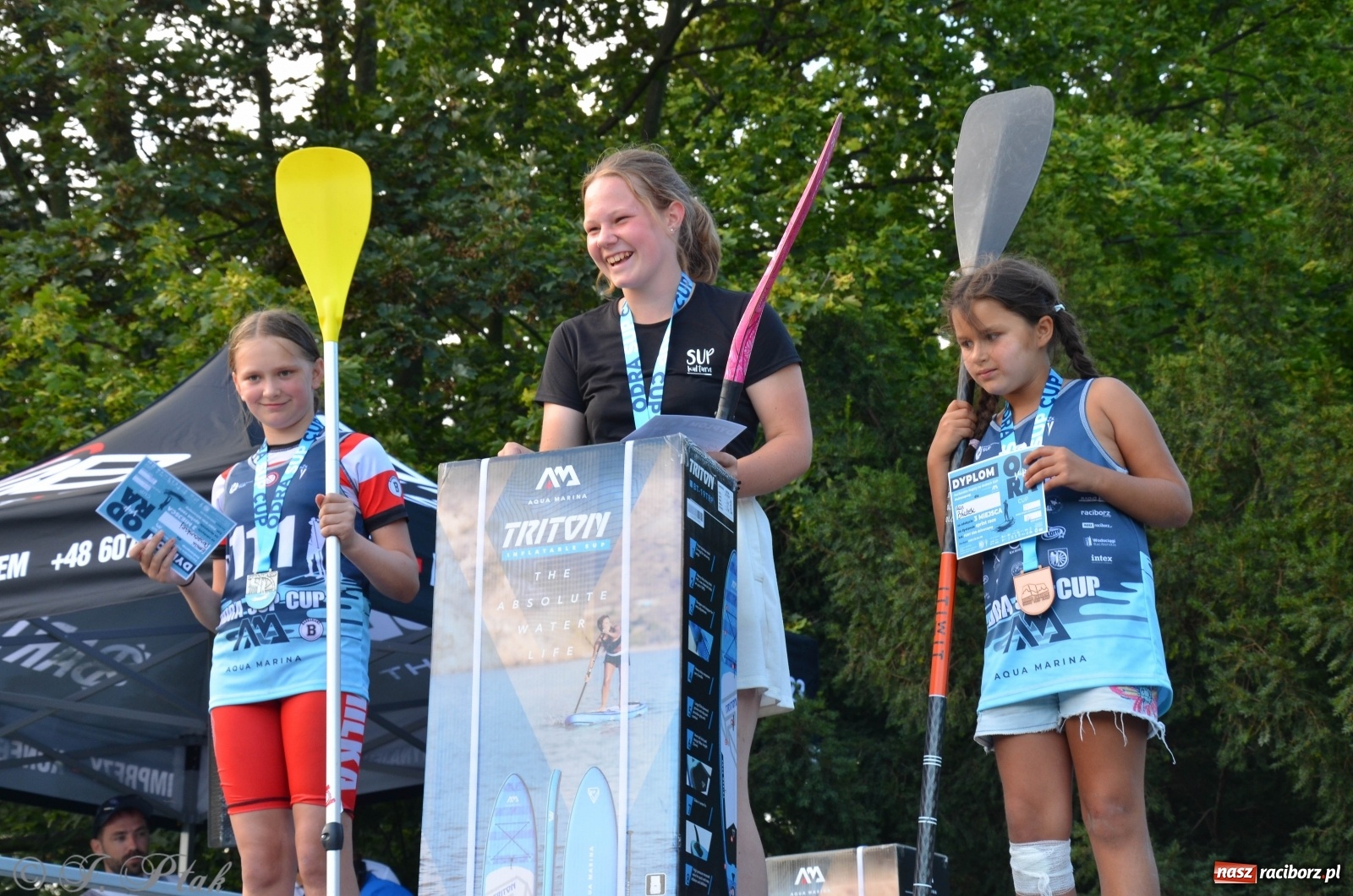 Zdjęcie w galerii na portalu naszraciborz.pl: Raciborzanie na podium ODRA SUP CUP  wiadomości z regionu