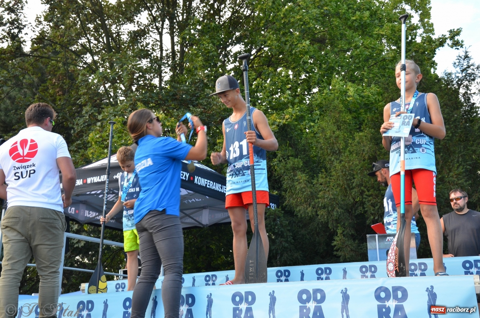 Zdjęcie w galerii na portalu naszraciborz.pl: Raciborzanie na podium ODRA SUP CUP  wiadomości z regionu