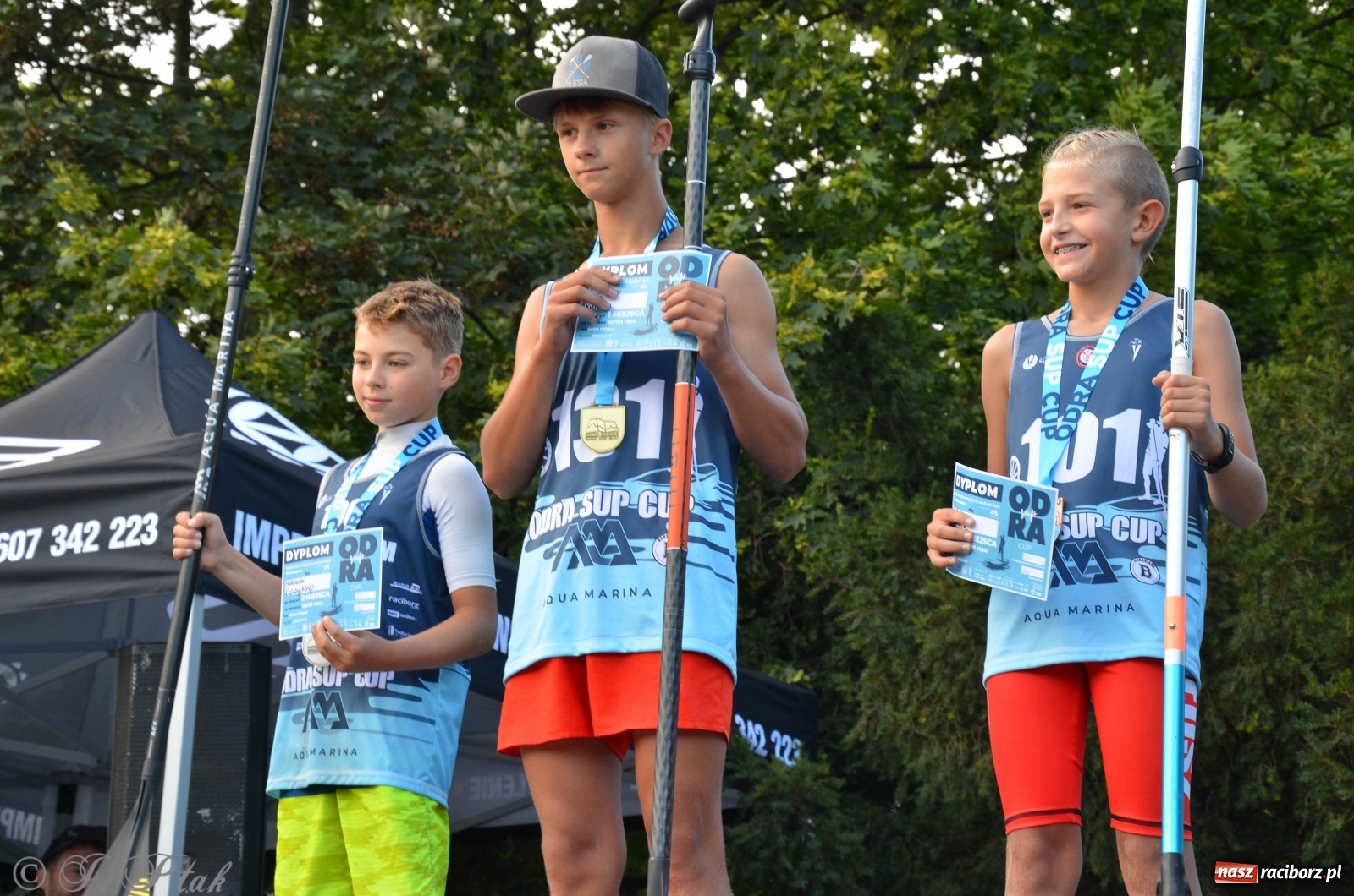 Zdjęcie w galerii na portalu naszraciborz.pl: Raciborzanie na podium ODRA SUP CUP  wiadomości z regionu