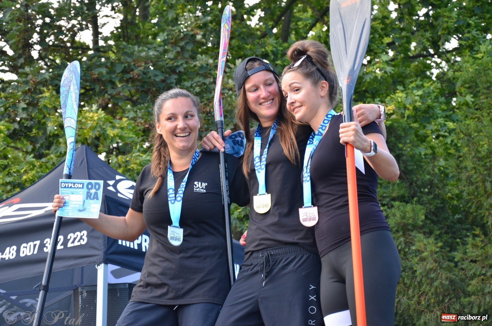 Zdjęcie w galerii na portalu naszraciborz.pl: Raciborzanie na podium ODRA SUP CUP  wiadomości z regionu