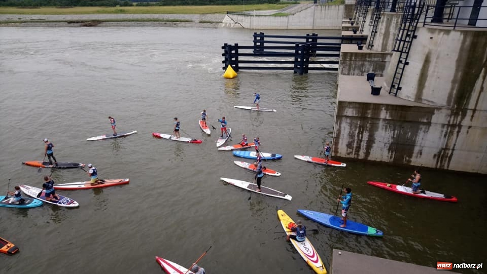 Zdjęcie w galerii na portalu naszraciborz.pl: Odra SUP CUP. Spotkanie z żywiołem [FOTO] wiadomości z regionu