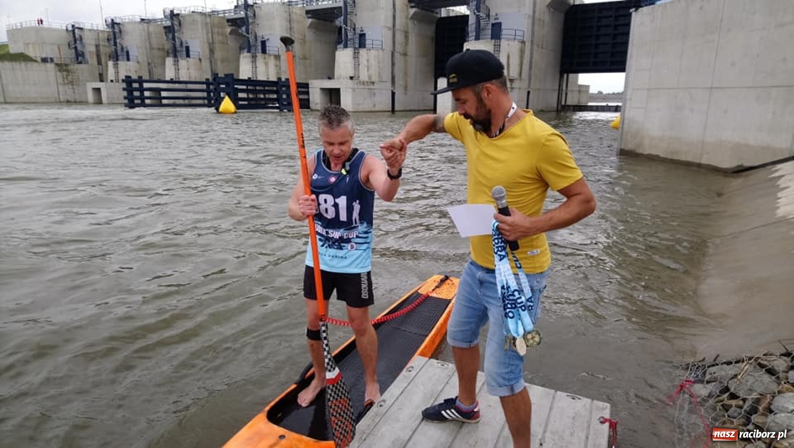Zdjęcie w galerii na portalu naszraciborz.pl: Odra SUP CUP. Spotkanie z żywiołem [FOTO] wiadomości z regionu
