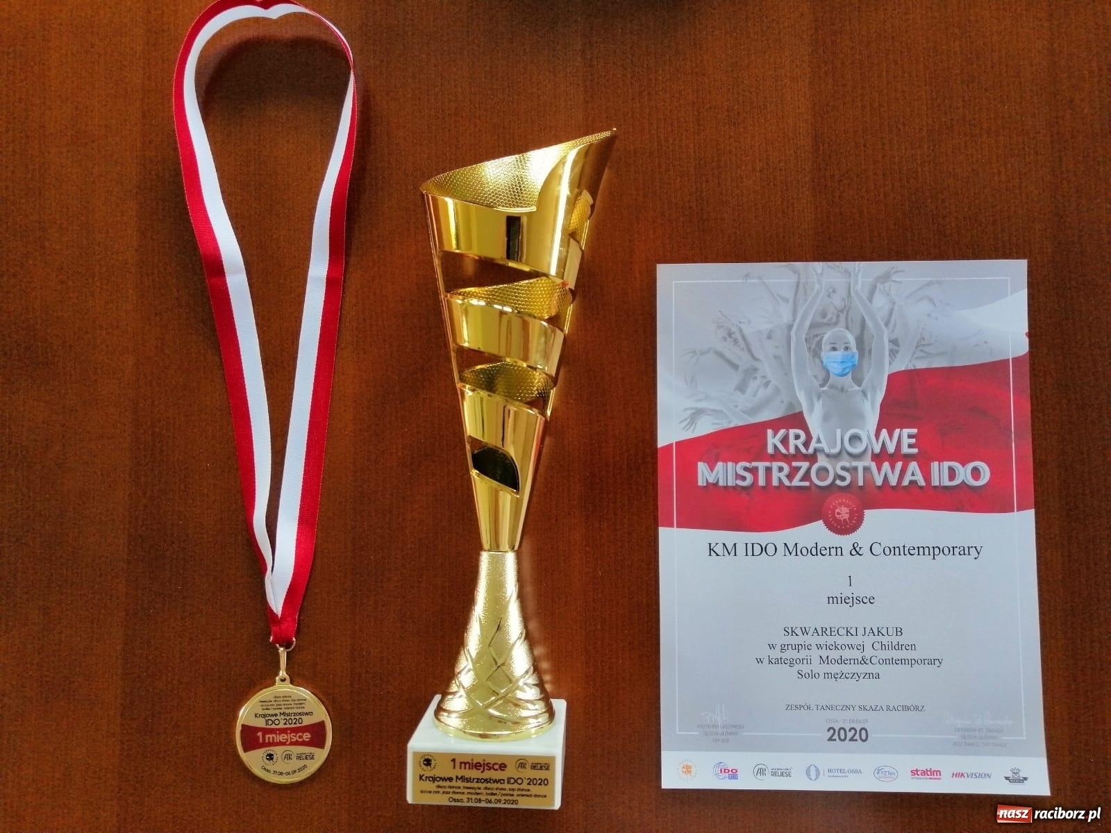 Zdjęcie w galerii na portalu naszraciborz.pl: Sukces młodego tancerza raciborskiej Skazy wiadomości z regionu