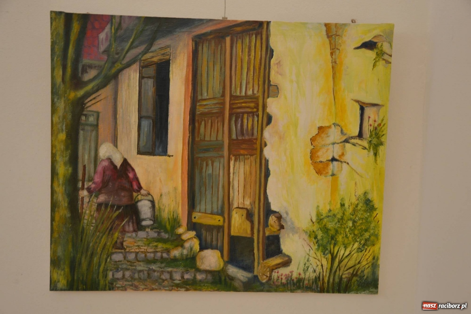 Zdjęcie w galerii na portalu naszraciborz.pl: Zamkowy wernisaż wystawy prac Janiny Chrapacz-Koloski  wiadomości z regionu