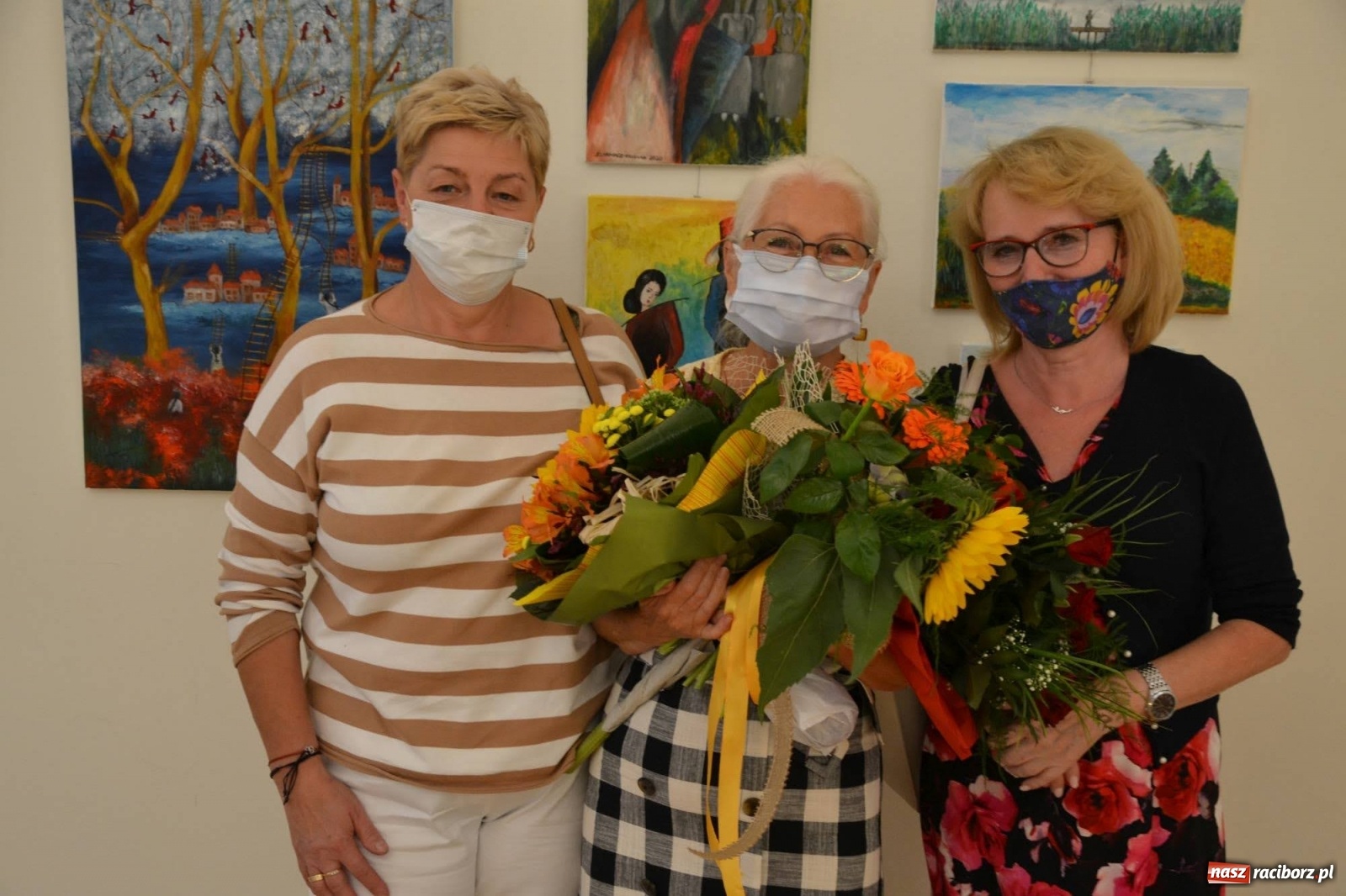 Zdjęcie w galerii na portalu naszraciborz.pl: Zamkowy wernisaż wystawy prac Janiny Chrapacz-Koloski  wiadomości z regionu