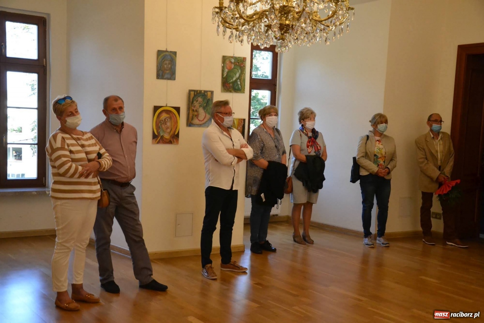 Zdjęcie w galerii na portalu naszraciborz.pl: Zamkowy wernisaż wystawy prac Janiny Chrapacz-Koloski  wiadomości z regionu