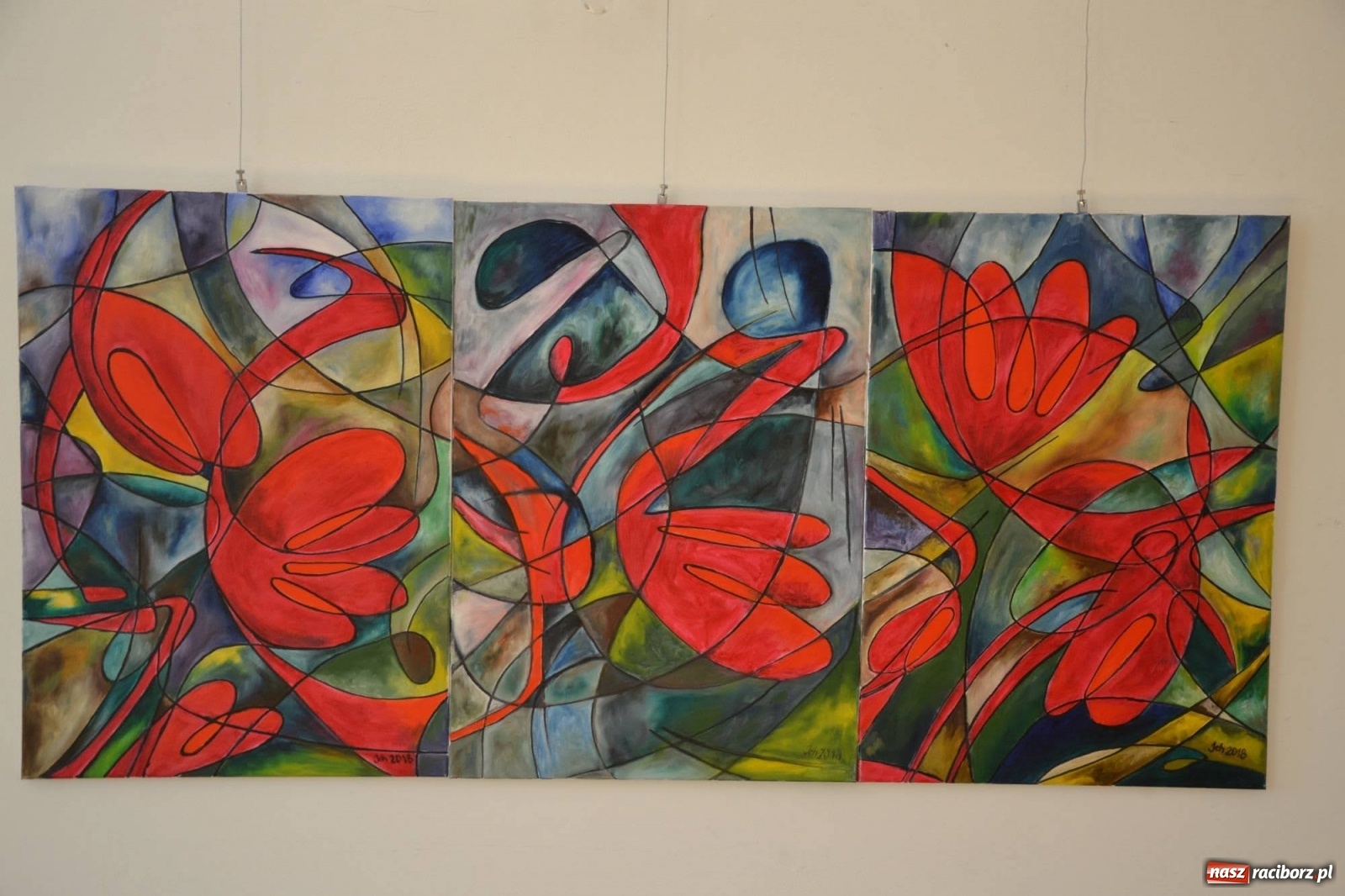 Zdjęcie w galerii na portalu naszraciborz.pl: Zamkowy wernisaż wystawy prac Janiny Chrapacz-Koloski  wiadomości z regionu