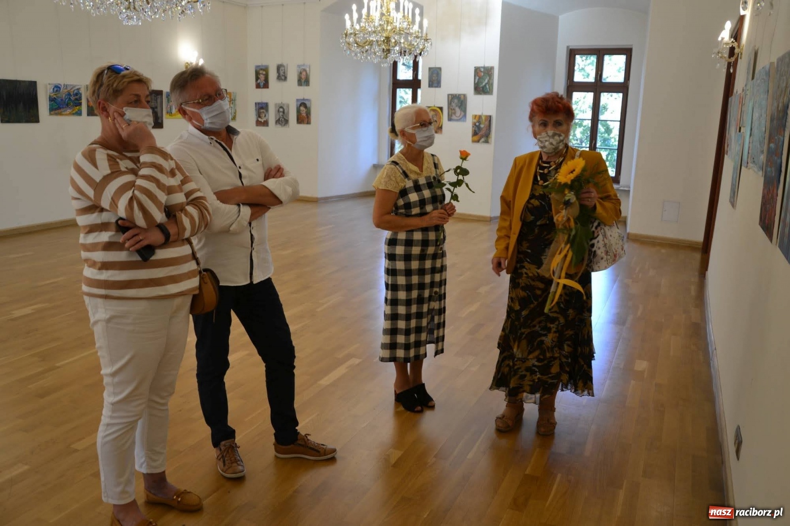 Zdjęcie w galerii na portalu naszraciborz.pl: Zamkowy wernisaż wystawy prac Janiny Chrapacz-Koloski  wiadomości z regionu