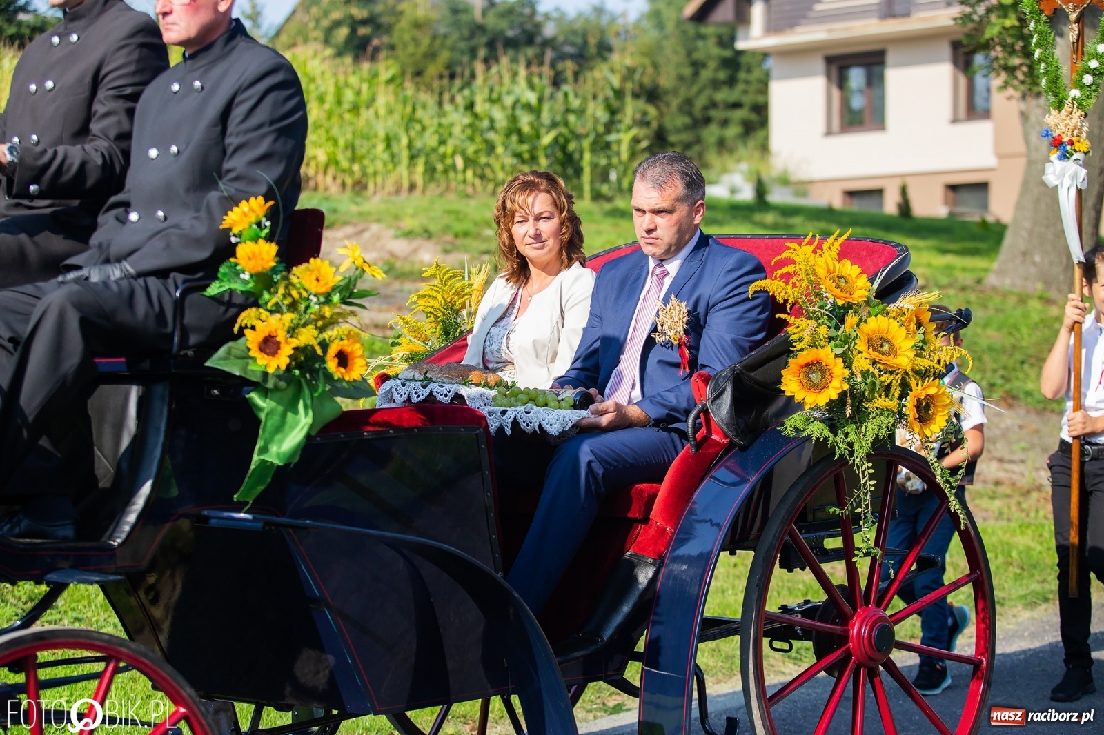 Zdjęcie w galerii na portalu naszraciborz.pl: Dożynki w parafii Łubowice. Korowód wyruszył z Ligoty Książęcej wiadomości z regionu
