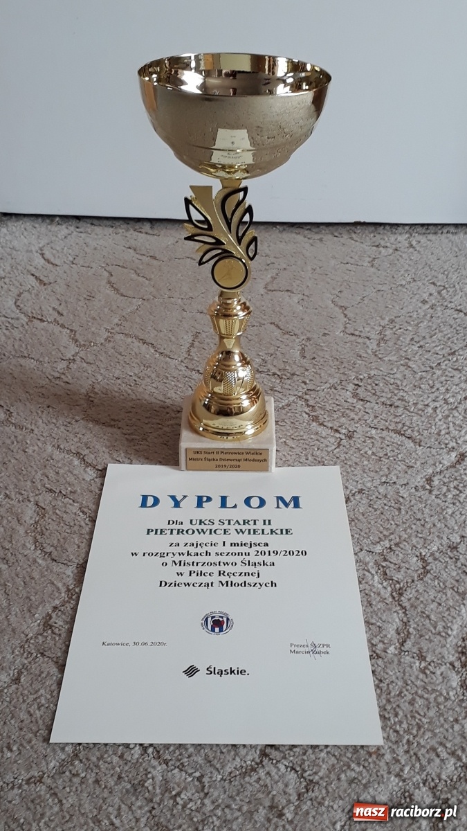 Zdjęcie w galerii na portalu naszraciborz.pl: Szczypiornistki UKS Start II Pietrowice Wielkie mistrzyniami Śląska  wiadomości z regionu