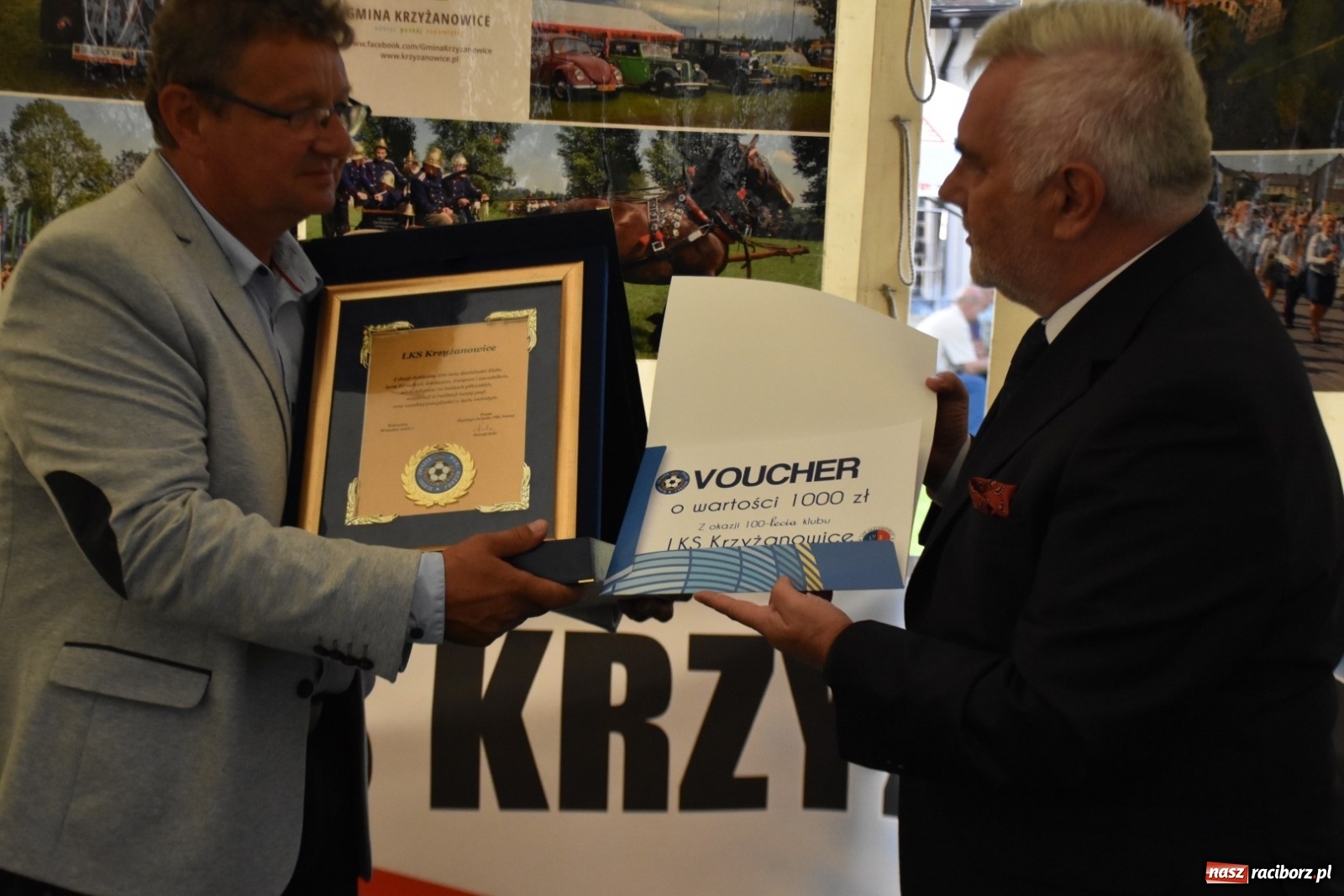 Zdjęcie w galerii na portalu naszraciborz.pl: 100-lecie LKS Krzyżanowice. Oficjalne obchody  wiadomości z regionu