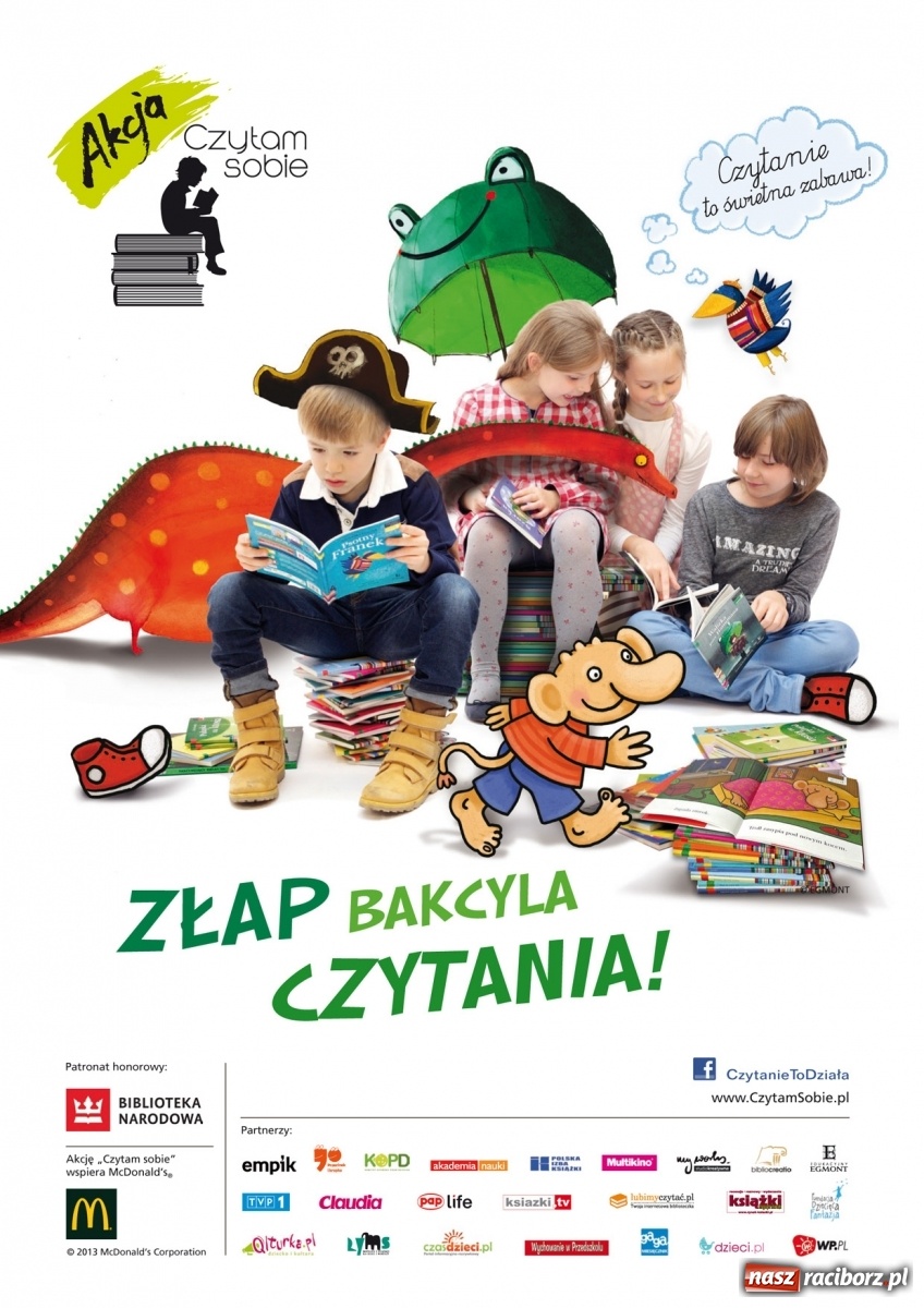 Zdjęcie w galerii na portalu naszraciborz.pl: Akcja Czytam sobie. Pierwsza klasa! także w Raciborzu wiadomości z regionu