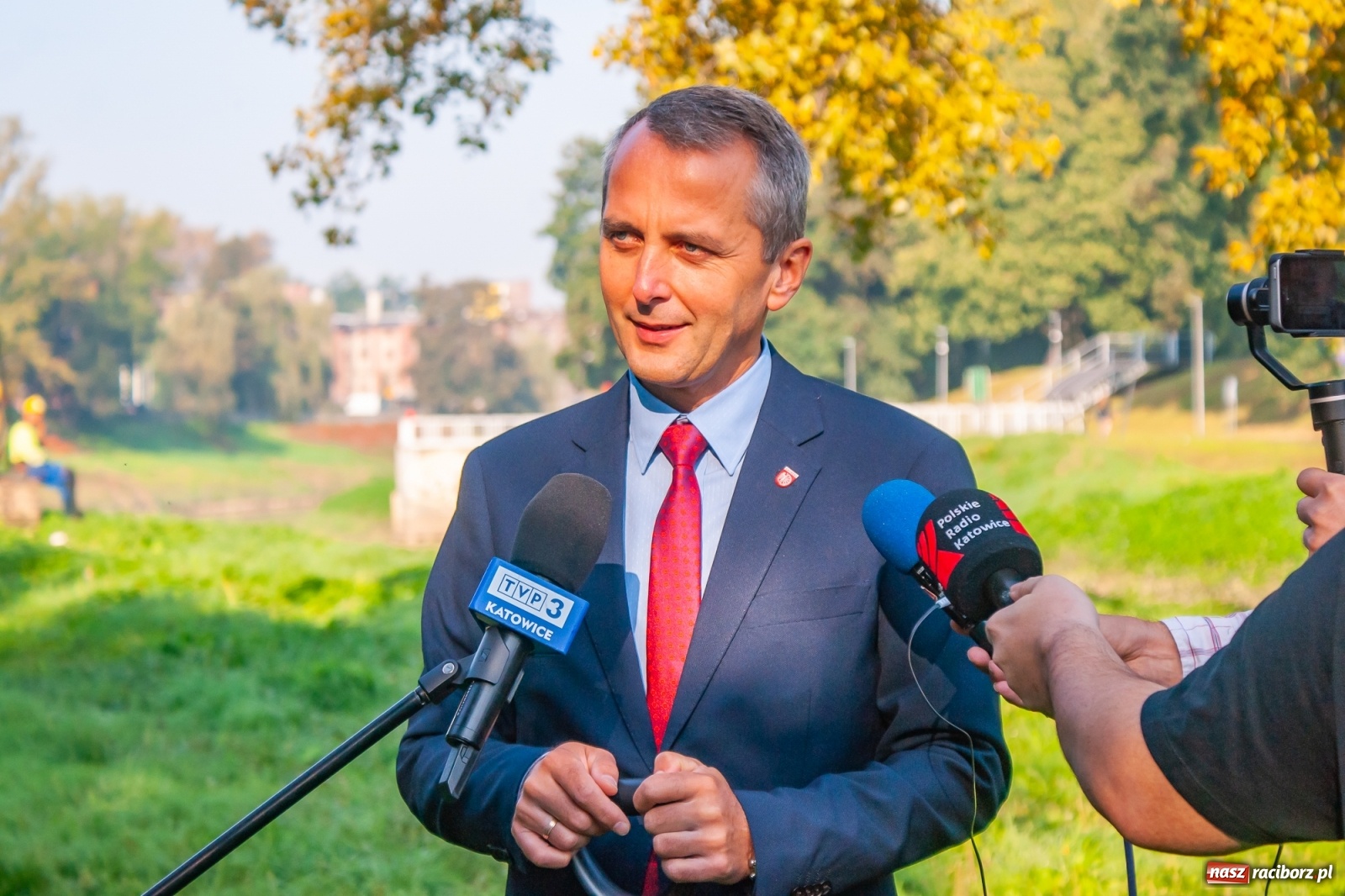 Zdjęcie w galerii na portalu naszraciborz.pl: Budowa lewobrzeżnych bulwarów symbolicznie rozpoczęta [FOTO i WIDEO] wiadomości z regionu