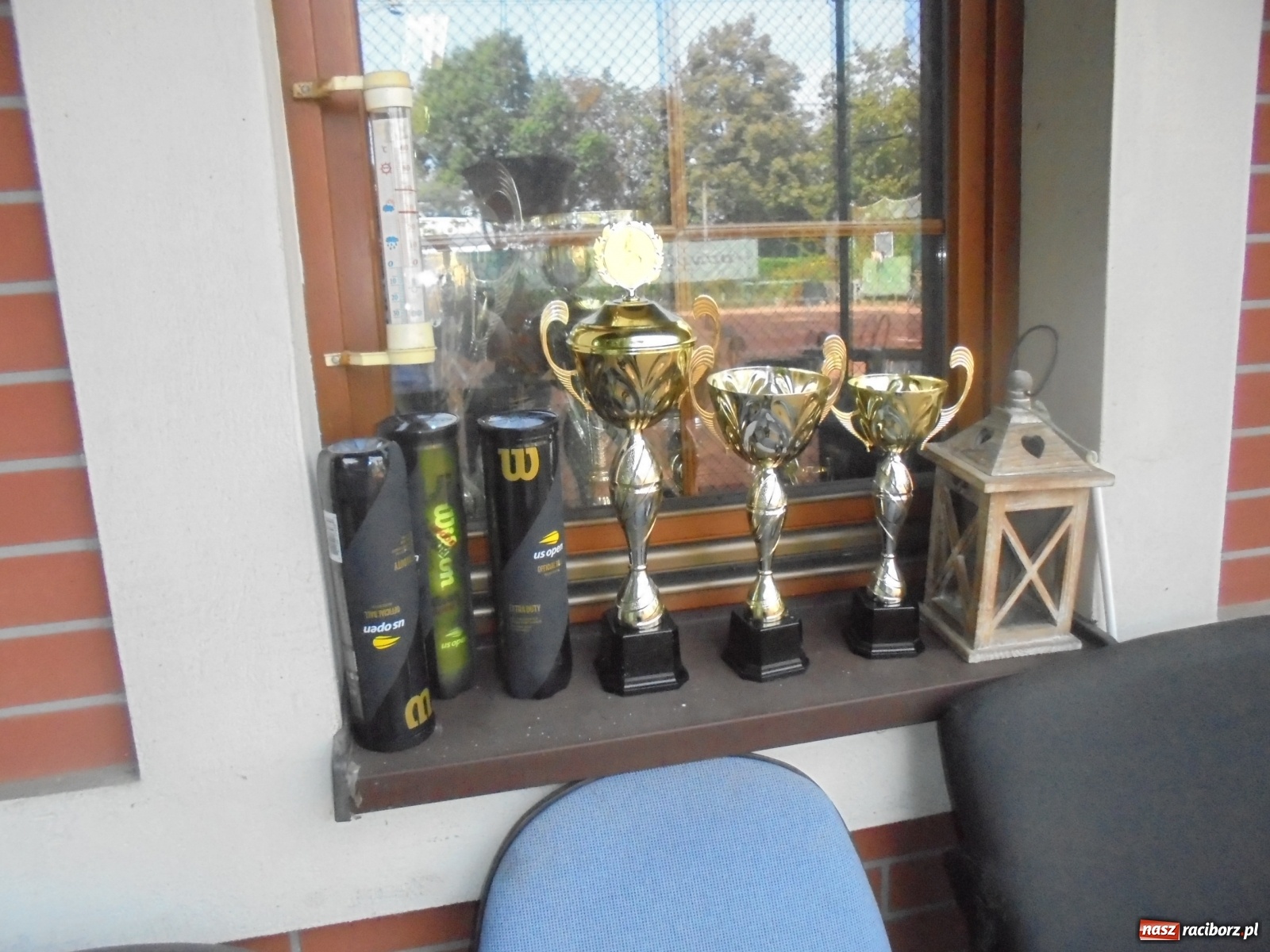 Zdjęcie w galerii na portalu naszraciborz.pl: Tenisowa rywalizacja o puchar NSZZ Solidarność Rafako S.A. wiadomości z regionu