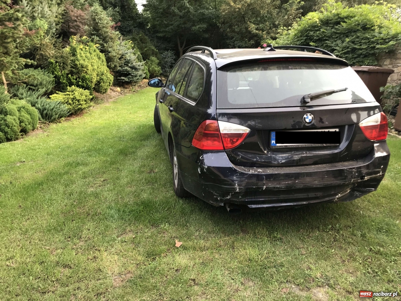 Zdjęcie w galerii na portalu naszraciborz.pl: VW Golf i BMW zderzyły się na Brzeskiej  wiadomości z regionu