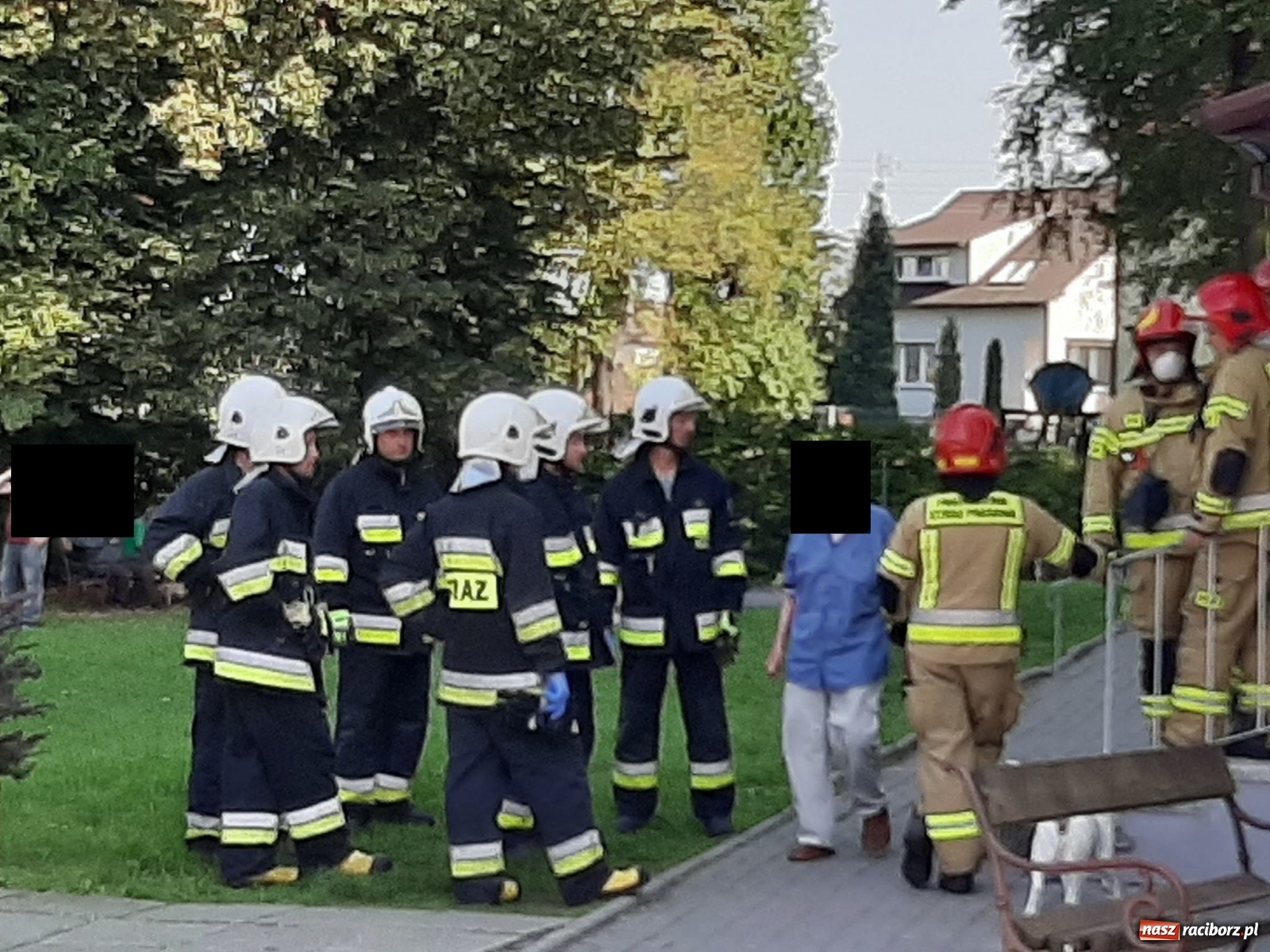 Zdjęcie w galerii na portalu naszraciborz.pl: Strażacka akcja w Chałupkach. Powodem zadymienie [FOTO] wiadomości z regionu