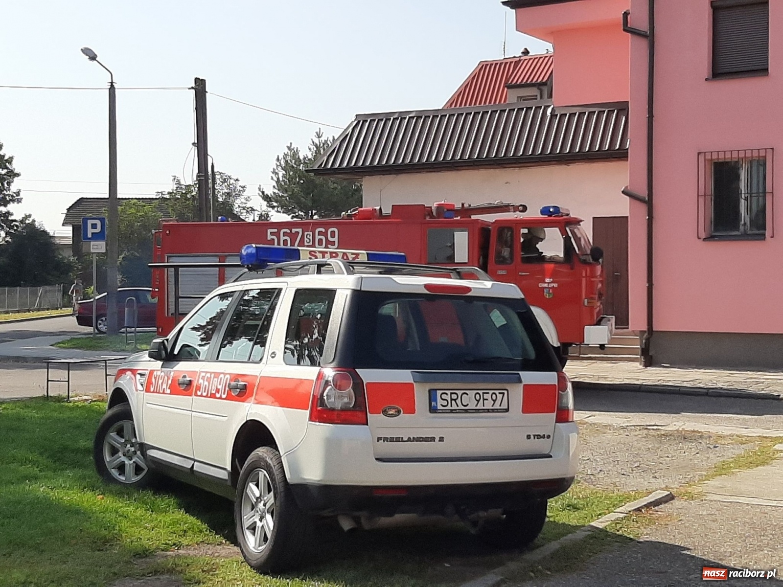 Zdjęcie w galerii na portalu naszraciborz.pl: Strażacka akcja w Chałupkach. Powodem zadymienie [FOTO] wiadomości z regionu