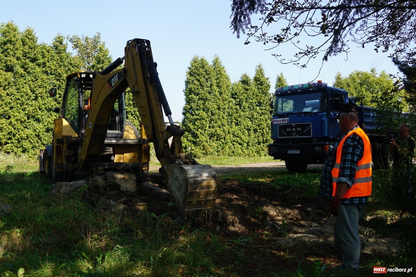 Zdjęcie w galerii na portalu naszraciborz.pl: Na Płoni ruszyła budowa PSZOK-a  wiadomości z regionu