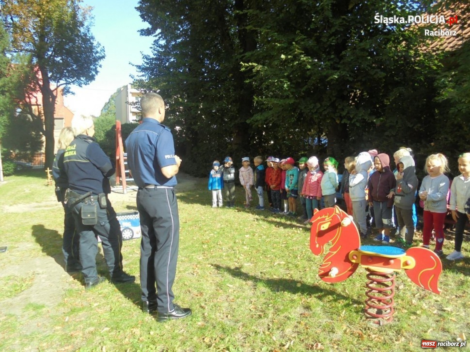 Zdjęcie w galerii na portalu naszraciborz.pl: Road Safety Days z raciborską drogówką wiadomości z regionu