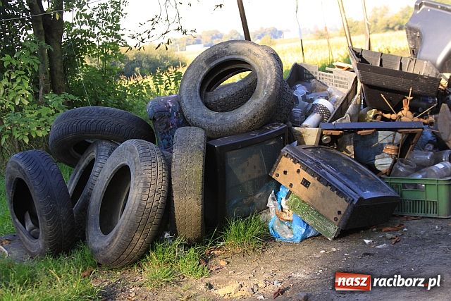 Zdjęcie w galerii na portalu naszraciborz.pl: Góra śmieci na Brzeskiej wiadomości z regionu