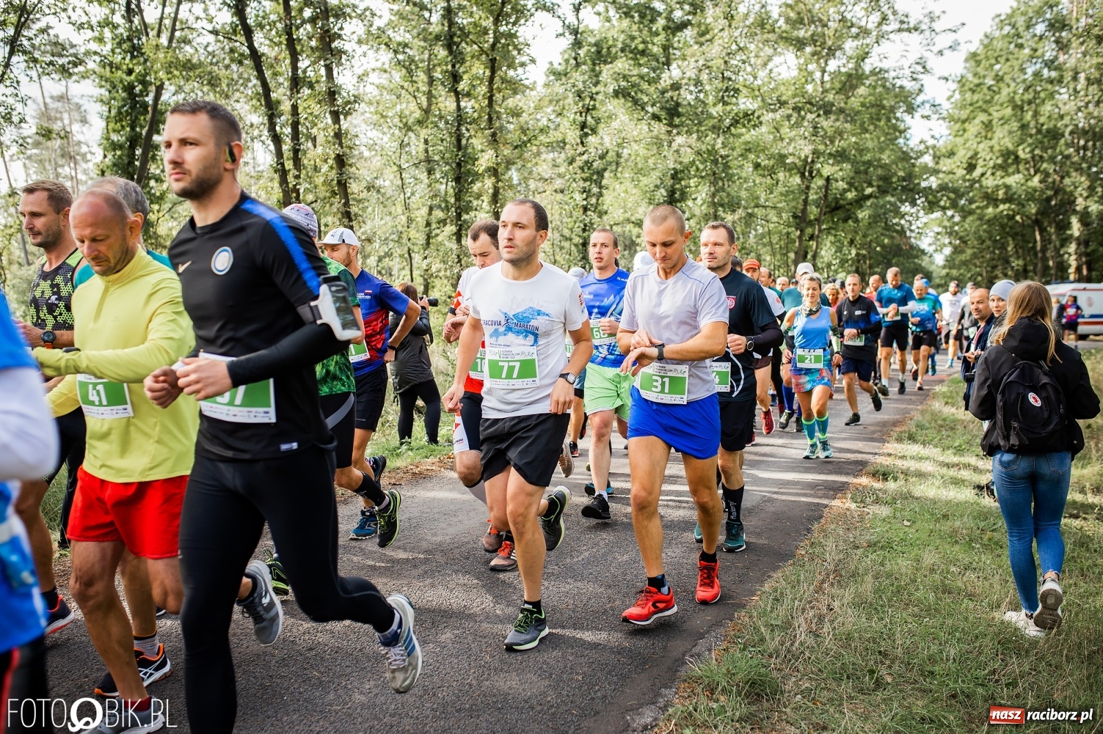 Zdjęcie w galerii na portalu naszraciborz.pl: V Kuźniański Półmaraton Leśny 2020 [FOTO] wiadomości z regionu