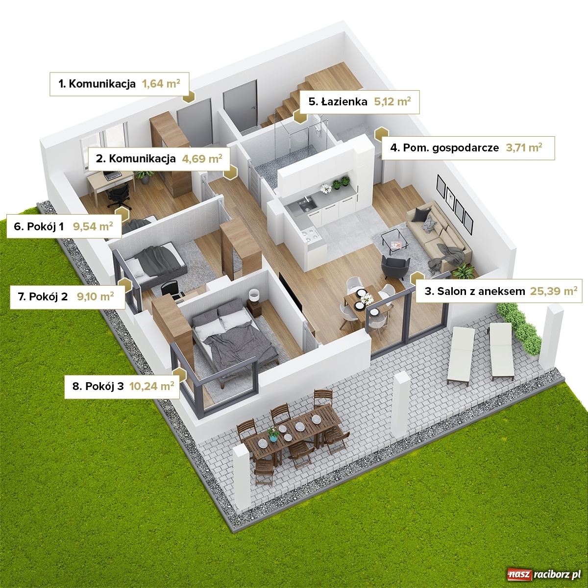 Zdjęcie w galerii na portalu naszraciborz.pl: Markowickie tarasy. Z dala od zgiełku, blisko miast wiadomości z regionu