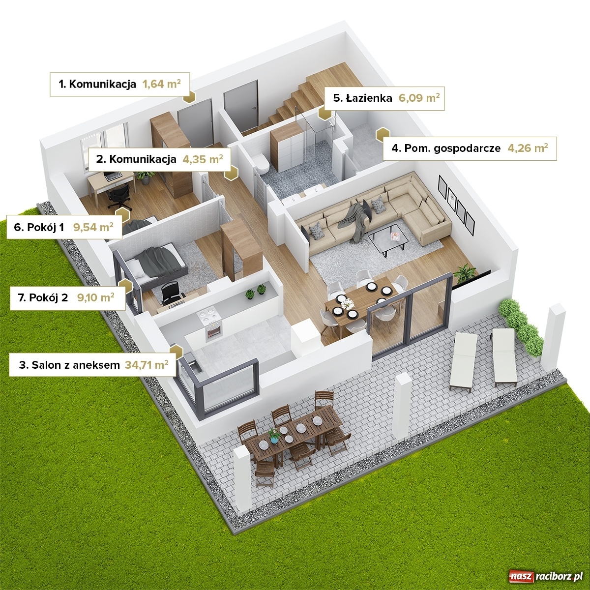 Zdjęcie w galerii na portalu naszraciborz.pl: Markowickie tarasy. Z dala od zgiełku, blisko miast wiadomości z regionu