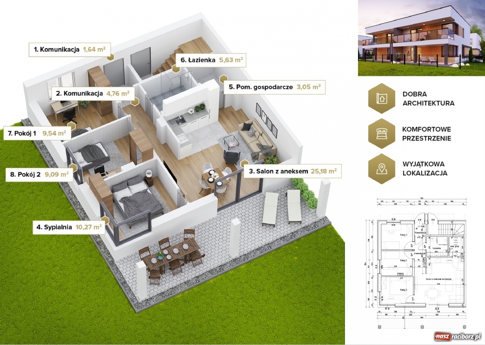 Zdjęcie w galerii na portalu naszraciborz.pl: Markowickie tarasy. Z dala od zgiełku, blisko miast wiadomości z regionu