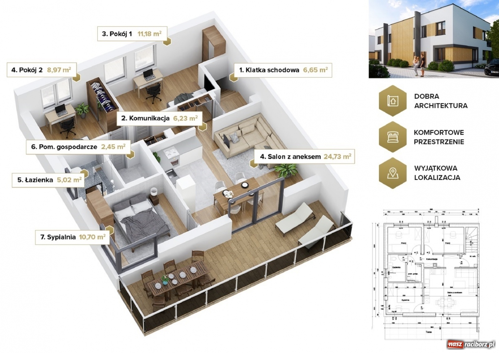 Zdjęcie w galerii na portalu naszraciborz.pl: Markowickie tarasy. Z dala od zgiełku, blisko miast wiadomości z regionu