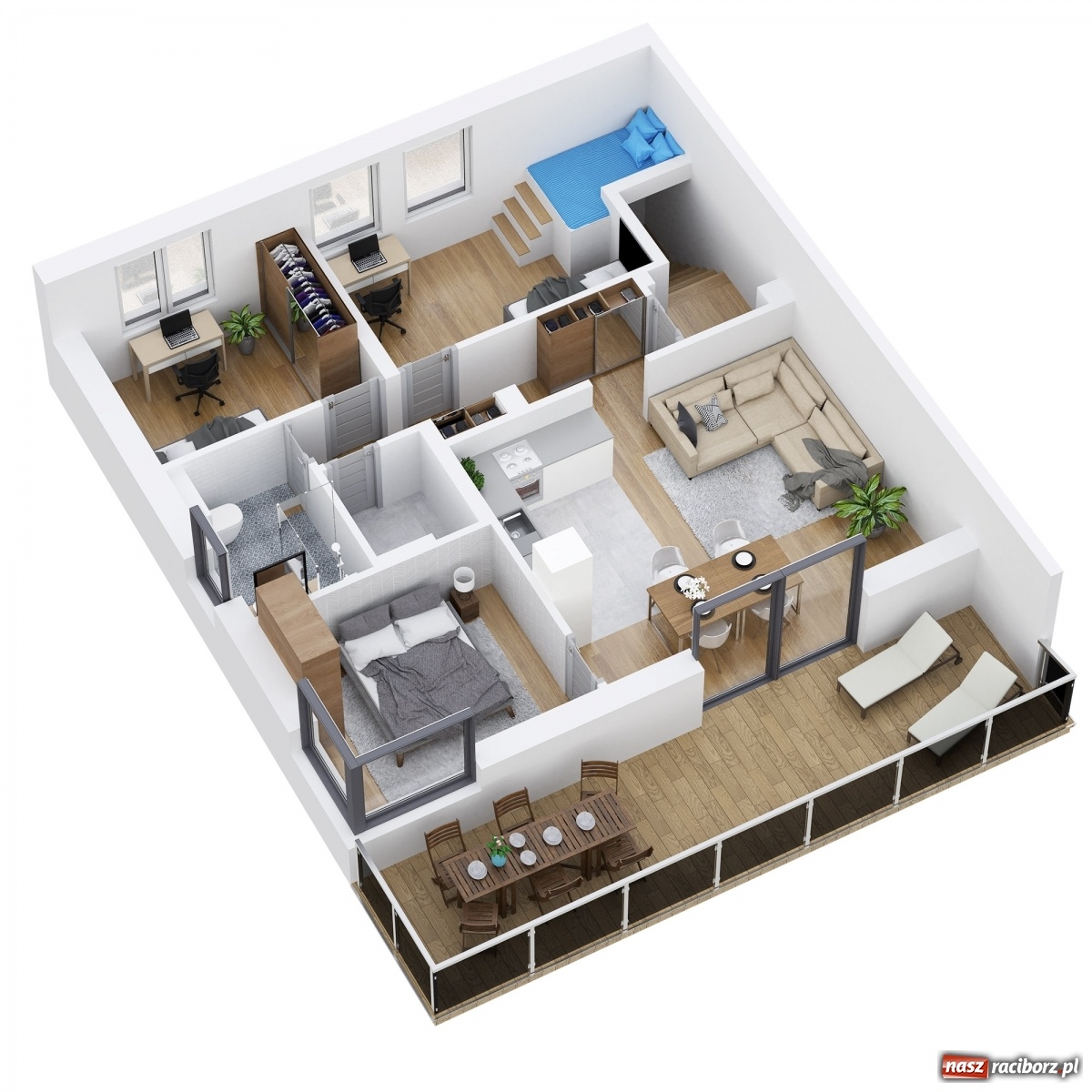 Zdjęcie w galerii na portalu naszraciborz.pl: Markowickie tarasy. Z dala od zgiełku, blisko miast wiadomości z regionu