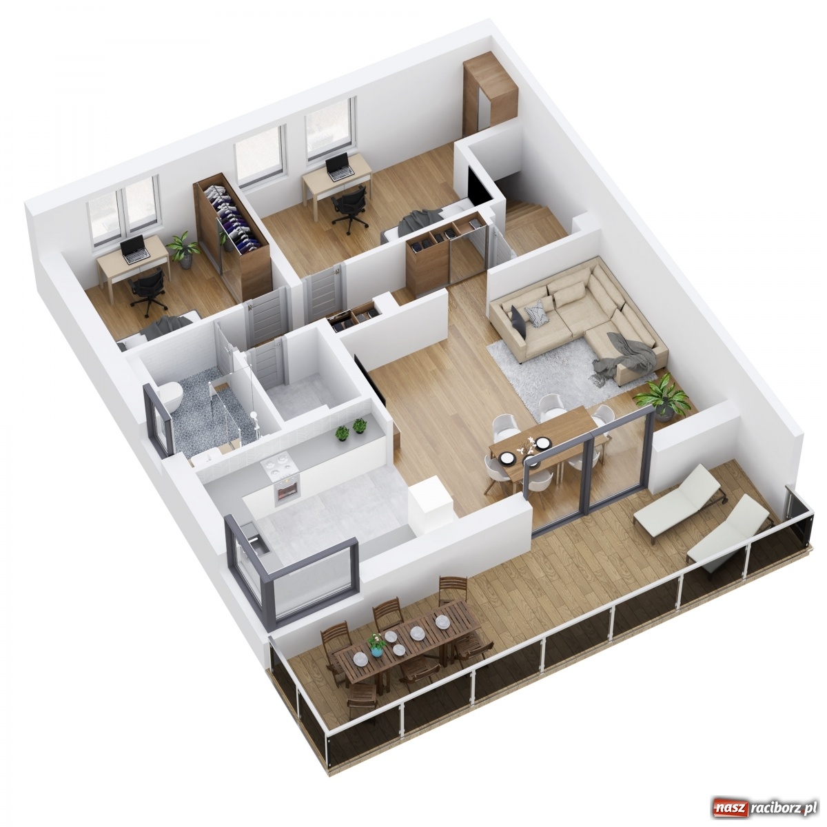 Zdjęcie w galerii na portalu naszraciborz.pl: Markowickie tarasy. Z dala od zgiełku, blisko miast wiadomości z regionu