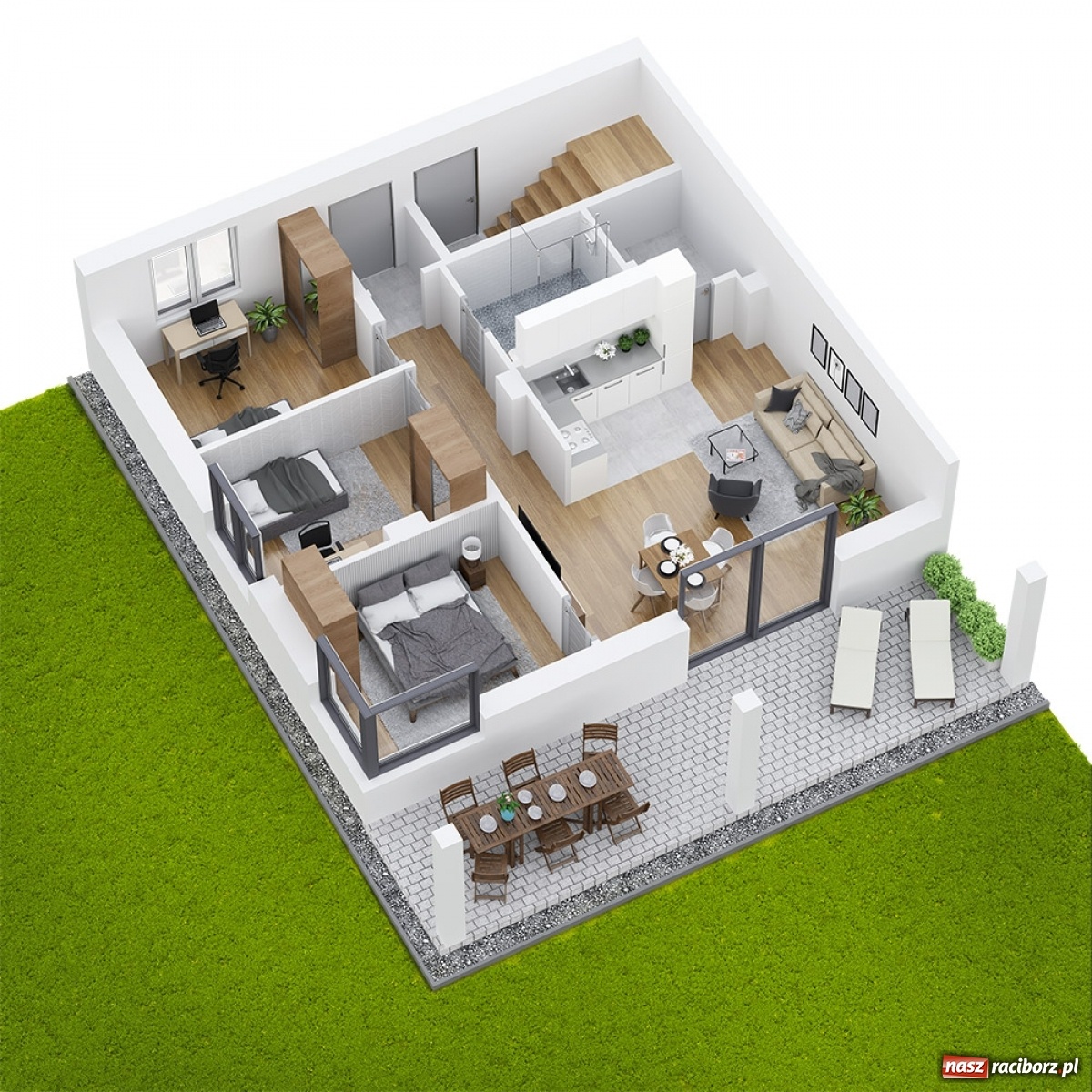 Zdjęcie w galerii na portalu naszraciborz.pl: Markowickie tarasy. Z dala od zgiełku, blisko miast wiadomości z regionu