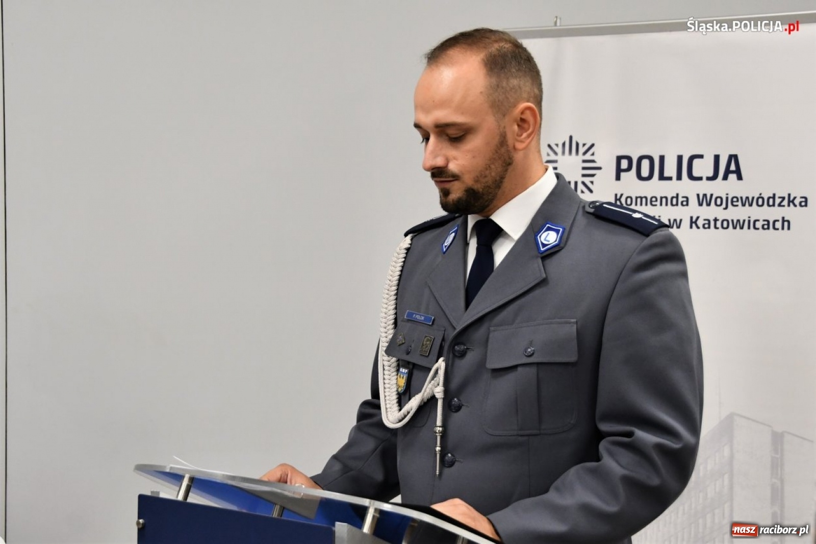 Zdjęcie w galerii na portalu naszraciborz.pl: Nowi policjanci śląskiego garnizonu złożyli ślubowanie wiadomości z regionu