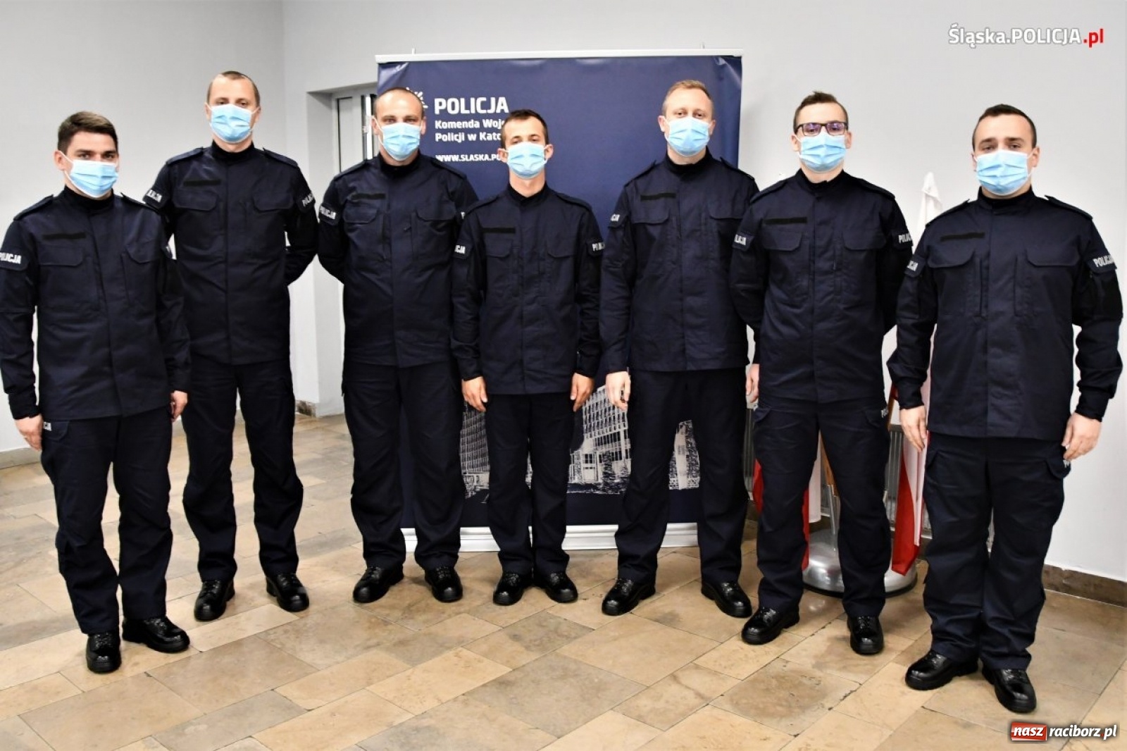 Zdjęcie w galerii na portalu naszraciborz.pl: Nowi policjanci śląskiego garnizonu złożyli ślubowanie wiadomości z regionu