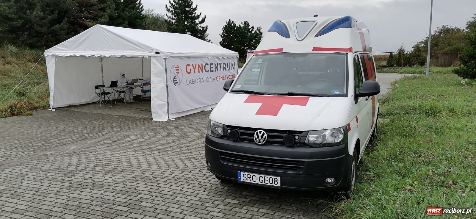 Zdjęcie w galerii na portalu naszraciborz.pl: Koronawirus. W Raciborzu i Kuźni Raciborskiej działają już punkty DRIVE THRU  wiadomości z regionu