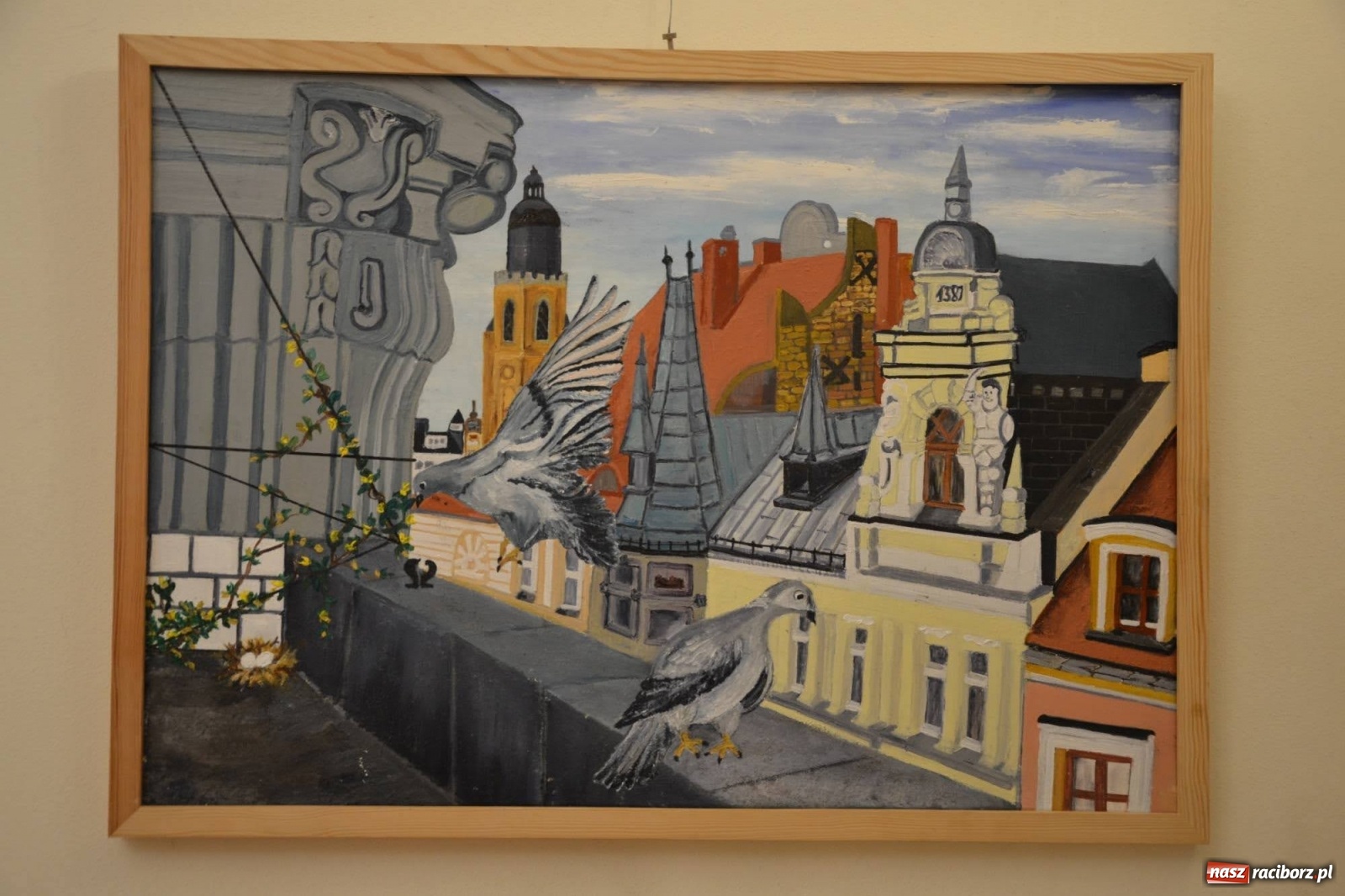 Zdjęcie w galerii na portalu naszraciborz.pl: Poza horyzontem - wernisaż malarstwa Marii Kucharskiej na zamku  wiadomości z regionu