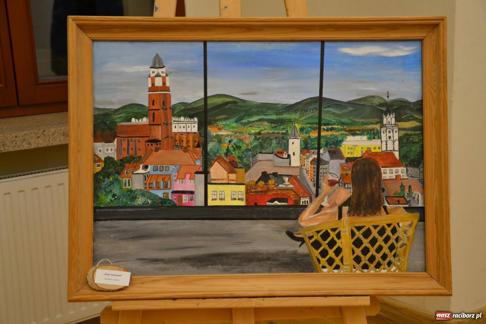 Zdjęcie w galerii na portalu naszraciborz.pl: Poza horyzontem - wernisaż malarstwa Marii Kucharskiej na zamku  wiadomości z regionu