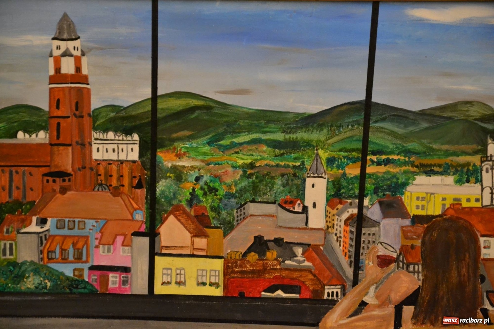 Zdjęcie w galerii na portalu naszraciborz.pl: Poza horyzontem - wernisaż malarstwa Marii Kucharskiej na zamku  wiadomości z regionu